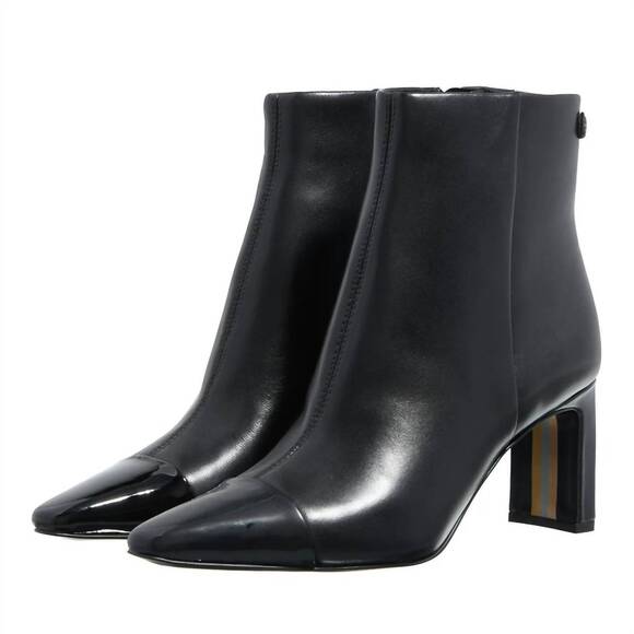 NEW SAM EDELMAN women's saige ankle boots in black